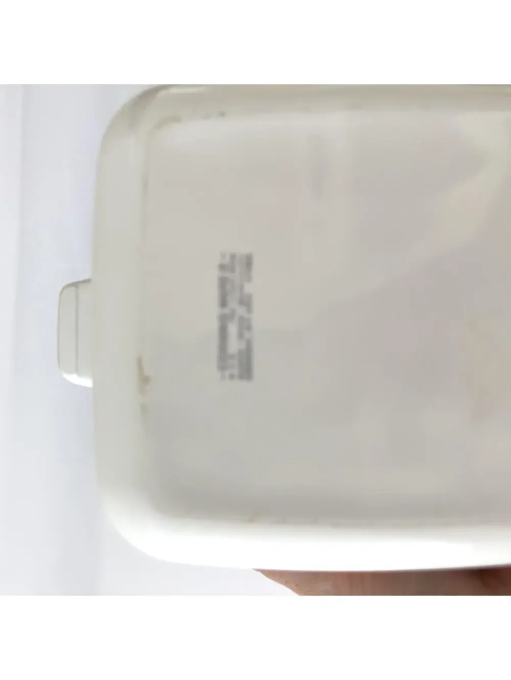 Vintage Corningware White Wildflower Ceramic Baking Dish